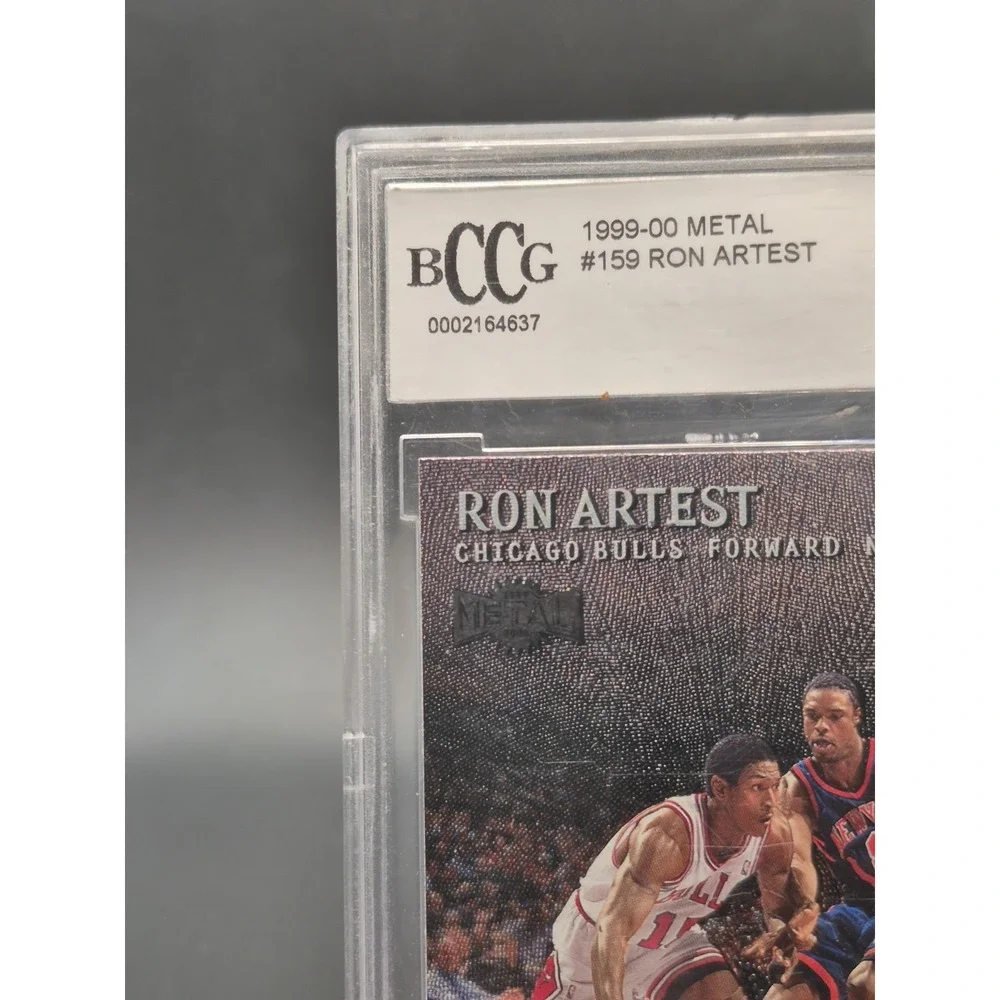 1999-00 Skybox Metal Ron Artest #159 Rookie Chicago Bulls BGGC 9 (RC)